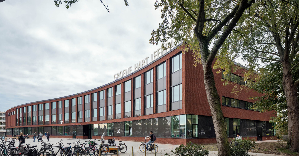 Duurzame nieuwbouw voor vmbo-school Groene Hart Leerpark Alphen aan den